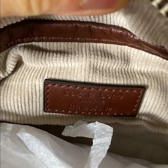 Rag & bone cross commuter leather crossbody bag - suede - Picture 12 of 13